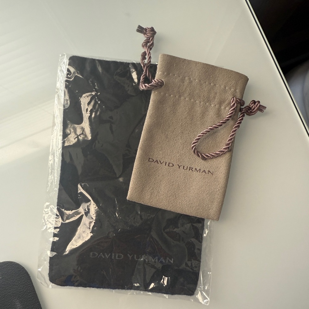 David Yurman Jewelry Pouch and Jewelry Cloth Cleaner